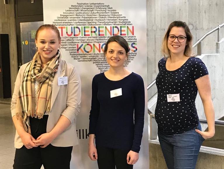 Raffaela de Vries, Carmen Flury, Tamara Lehner-Loosli (v.l.n.r)